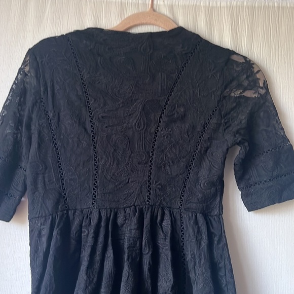 Free people black lace maxi dress - Picture 9 of 11